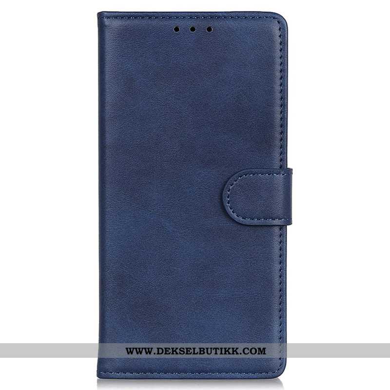 Folio Deksel Oneplus 13r Matt Kunstig Skinn