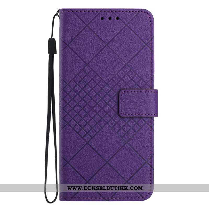 Folio Deksel Oneplus 15 Diamanter Beskyttelse Deksel