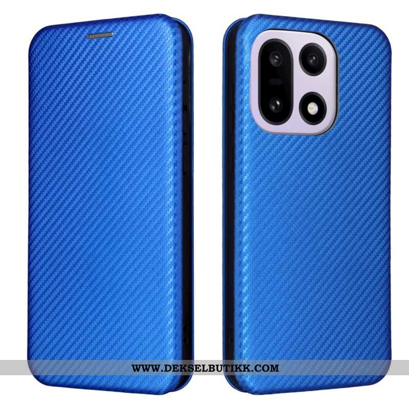 Folio Deksel Oneplus 15 Karbonfiber Beskyttelse Deksel