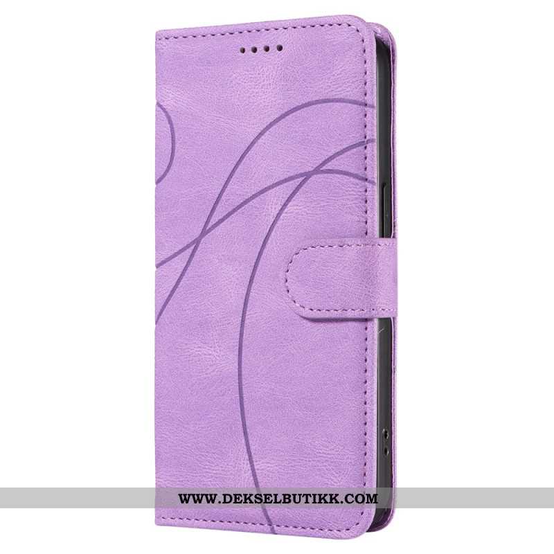 Folio Deksel Oneplus Nord 4 Bølget Linje