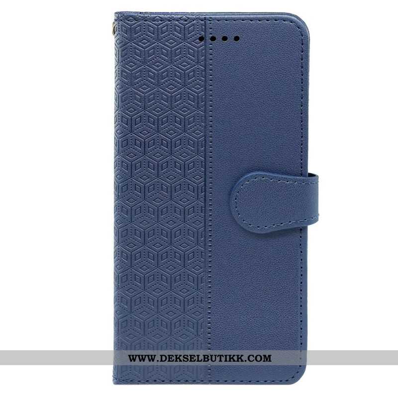 Folio Deksel Oneplus Nord 4 Kubisk Mønster