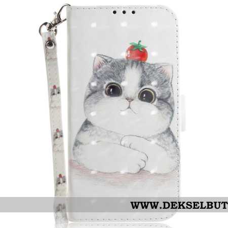 Folio Deksel Oneplus Nord 4 Snor For Katt Og Jordbær