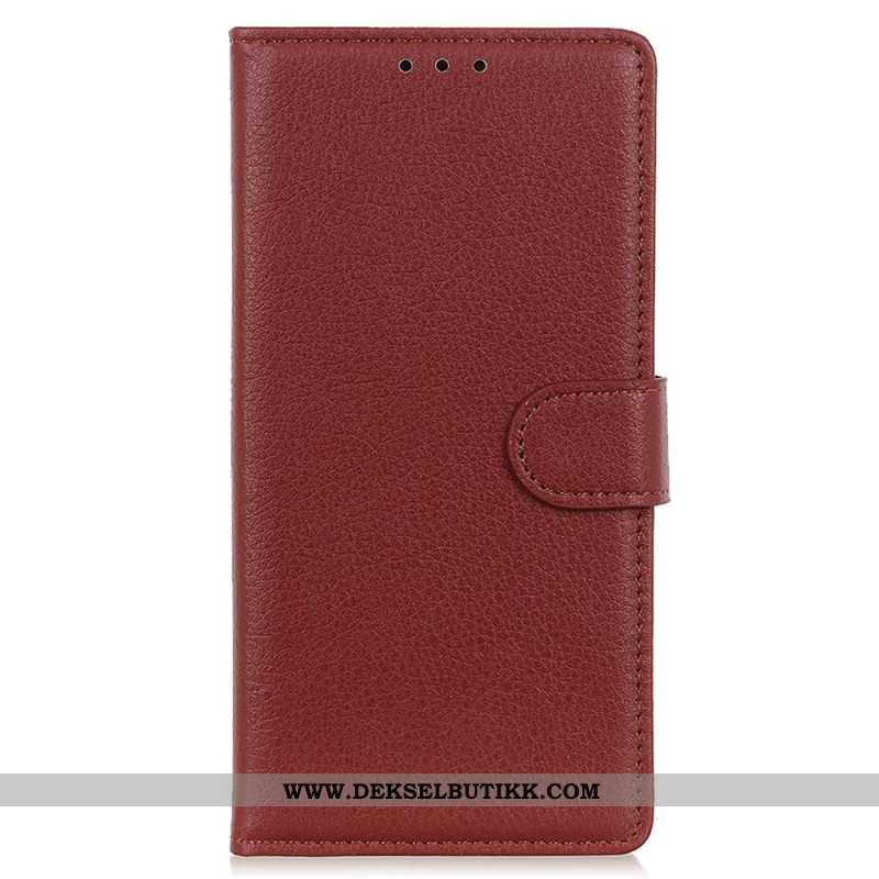 Folio Deksel Oneplus Nord 4 Tradisjonelt Kunstskinn Beskyttelse Deksel