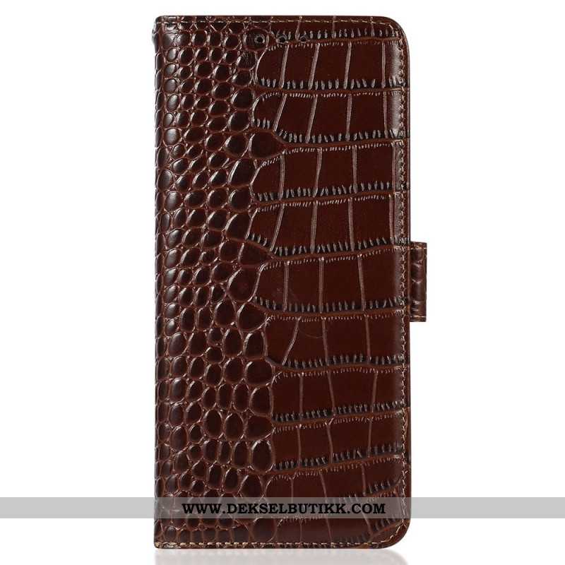 Folio Deksel Oneplus Nord 5 Krokodilletekstur