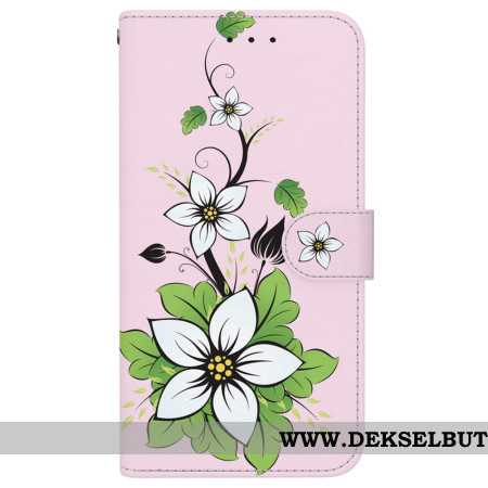 Folio Deksel Oneplus Nord 5 Liljeblomster