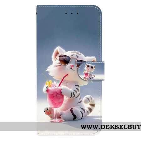 Folio Deksel Oneplus Nord 5 Tegneserietiger