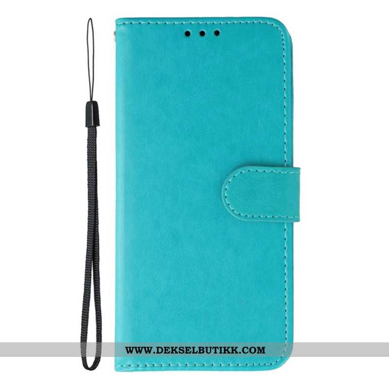 Folio Deksel Oppo Find X8 Pro Stropp I Kunstskinn