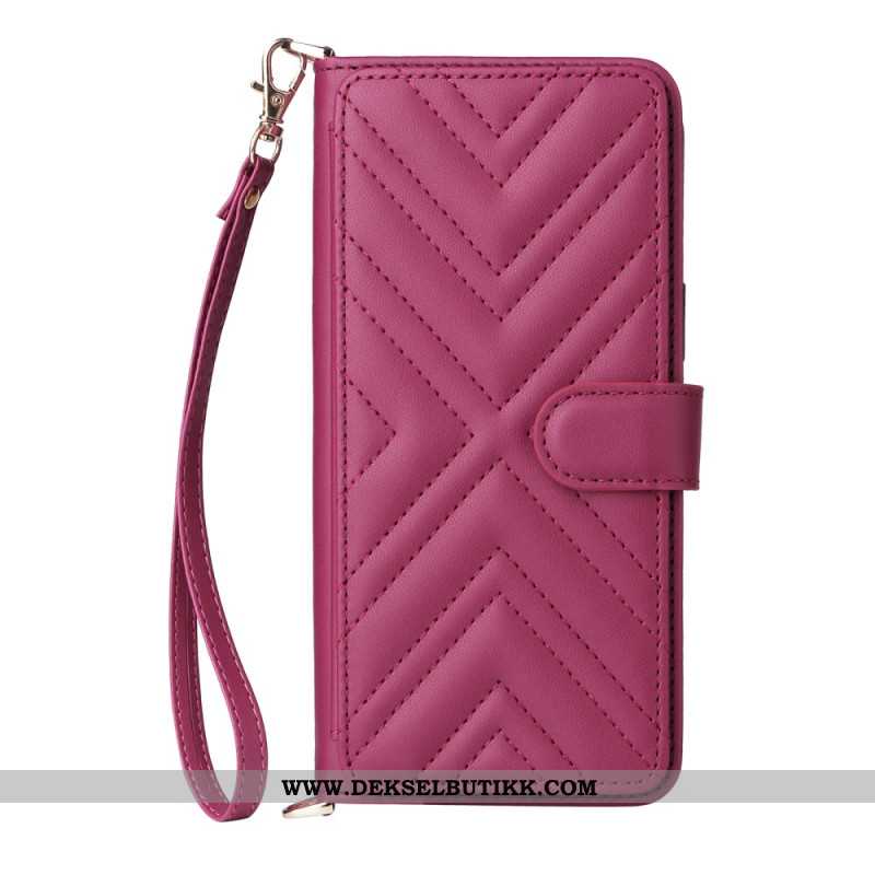 Folio Deksel Oppo Find X9 Pro 5g Vattert Med Stropper