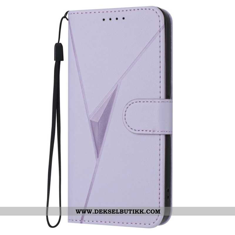 Folio Deksel Oppo Reno 14 5g Trekant Mønster