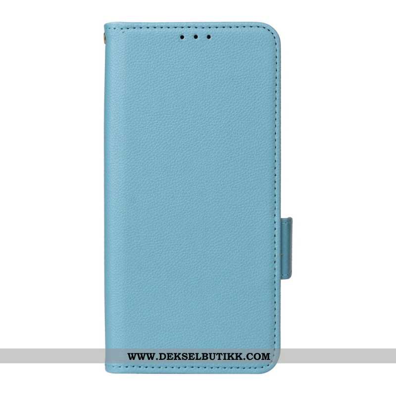 Folio Deksel Oppo Reno 14 Pro 5g Litchitekstur Med Stropp