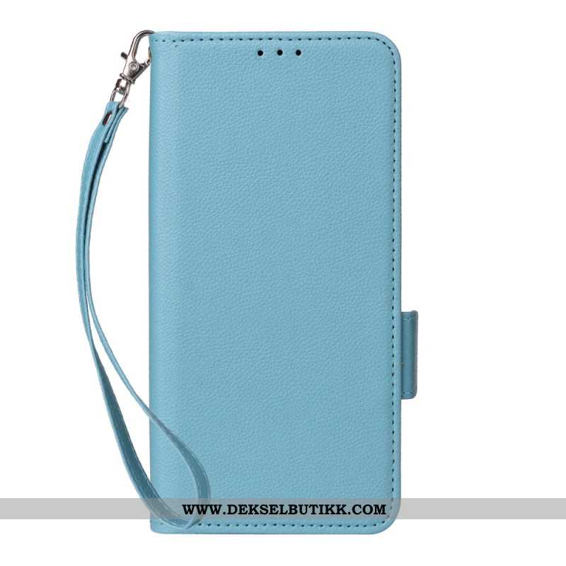 Folio Deksel Oppo Reno 14f 5g Stropp I Kunstskinn