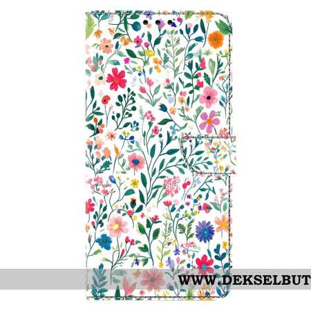 Folio Deksel Samsung Galaxy A17 4g / 5g Blomsterbed