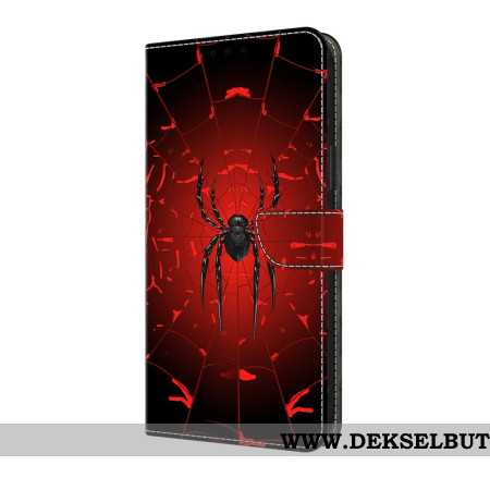 Folio Deksel Samsung Galaxy A17 4g / 5g Edderkopp Beskyttelse Deksel