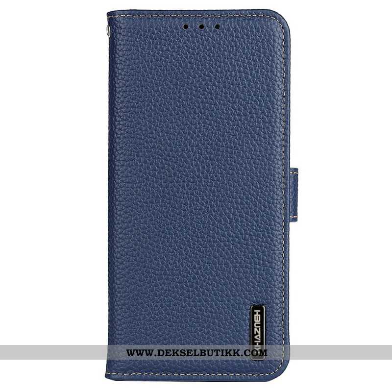 Folio Deksel Samsung Galaxy A17 4g / 5g Ekte Skinn Khazneh