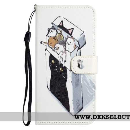 Folio Deksel Samsung Galaxy A17 4g / 5g Eske Med Katter