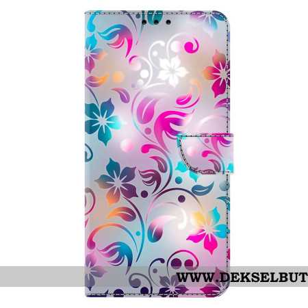 Folio Deksel Samsung Galaxy A17 4g / 5g Håndlagde Blomster