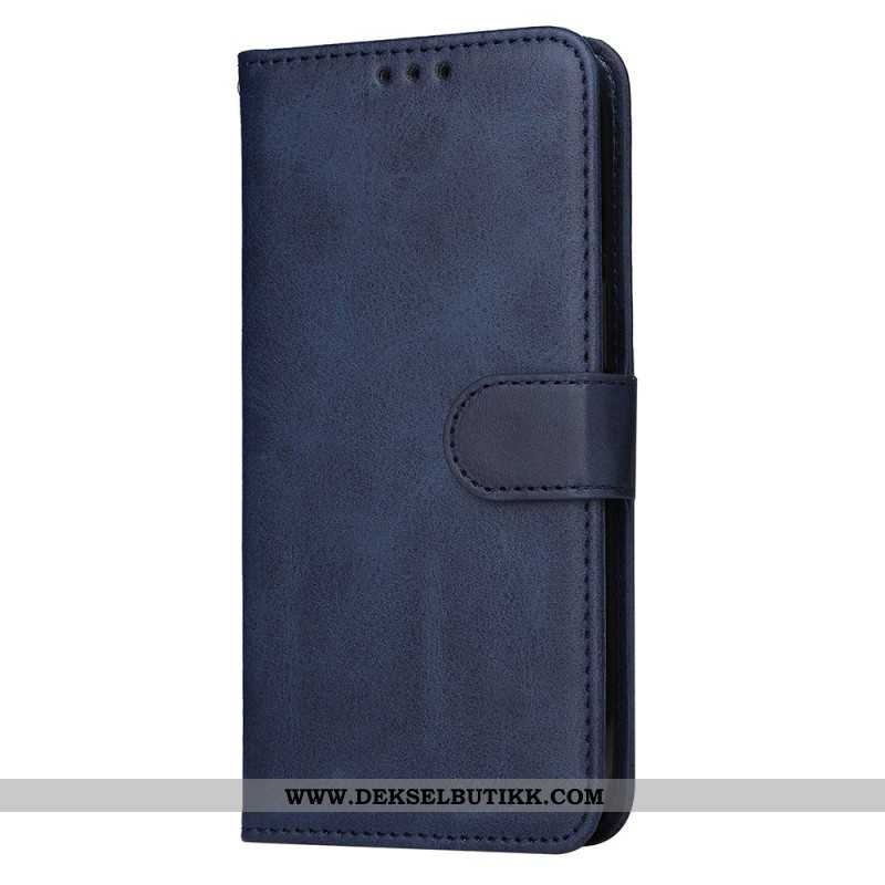 Folio Deksel Samsung Galaxy S25 5g Edge Kalveskinnstekstur