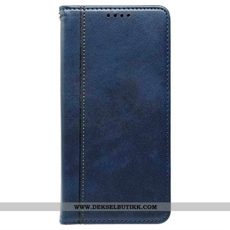 Folio Deksel Samsung Galaxy S25 5g Edge Premium Vintage Beskyttelse Deksel