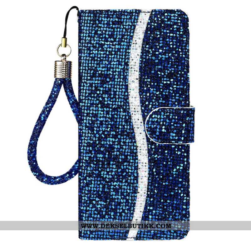 Folio Deksel Samsung Galaxy S25 5g Edge S-design Med Paljetter