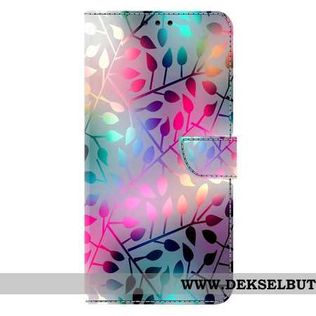 Folio Deksel Samsung Galaxy S25 5g Lønneblader Beskyttelse Deksel