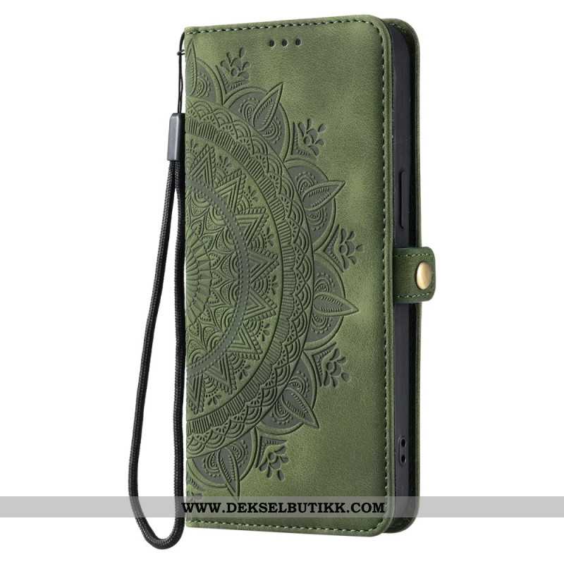 Folio Deksel Samsung Galaxy S25 5g Mandala Semsket Skinneffekt