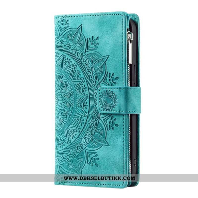 Folio Deksel Samsung Galaxy S25 5g Mandala Semsket Skinnlommebok