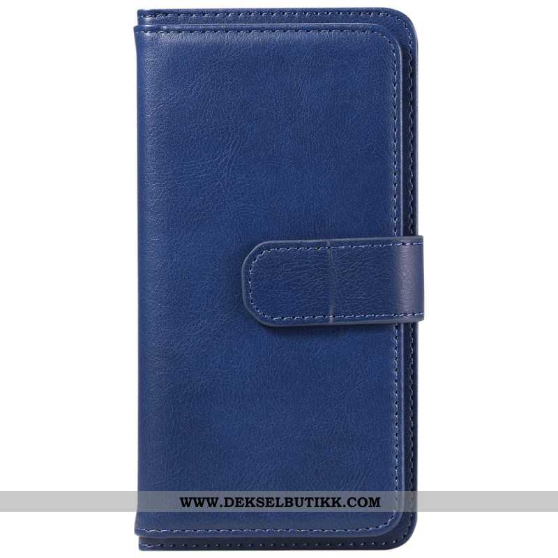 Folio Deksel Samsung Galaxy S25 Fe 10 Kortspor Beskyttelse Deksel