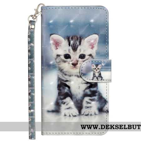 Folio Deksel Samsung Galaxy S25 Fe Kattunge Med Snor