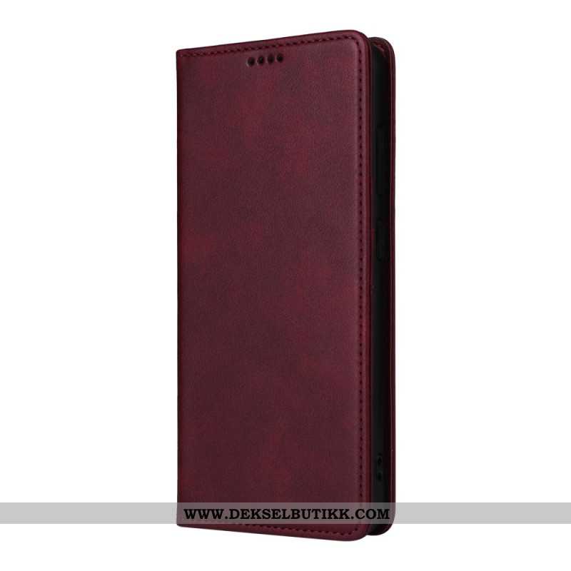 Folio Deksel Samsung Galaxy S25 Fe Læreffekt Beskyttelse Deksel