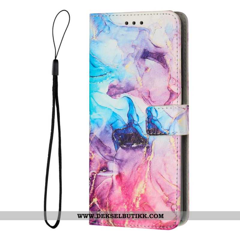 Folio Deksel Samsung Galaxy S25 Fe Marmorstil