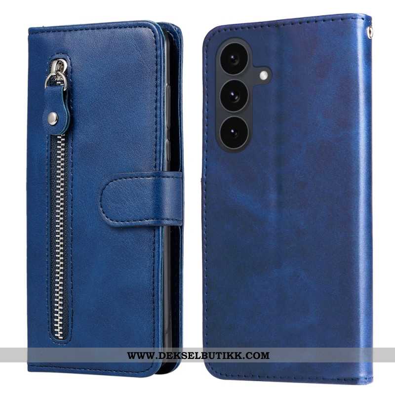 Folio Deksel Samsung Galaxy S25 Fe Myntpung Beskyttelse Deksel