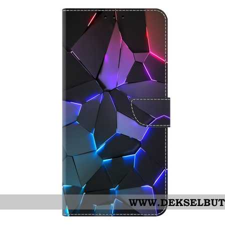 Folio Deksel Samsung Galaxy S25 Plus 5g Blå Sprekker