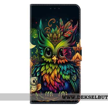 Folio Deksel Samsung Galaxy S25 Plus 5g Fargerik Ugle