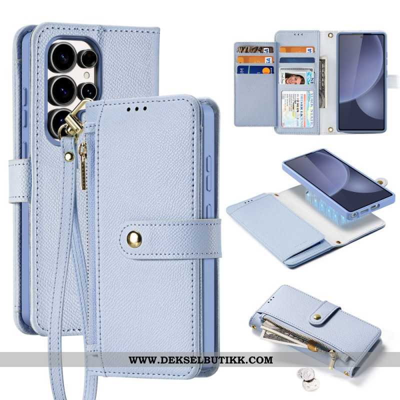 Folio Deksel Samsung Galaxy S25 Ultra 5g Avtakbart Lawa-serien Dux Ducis-etui