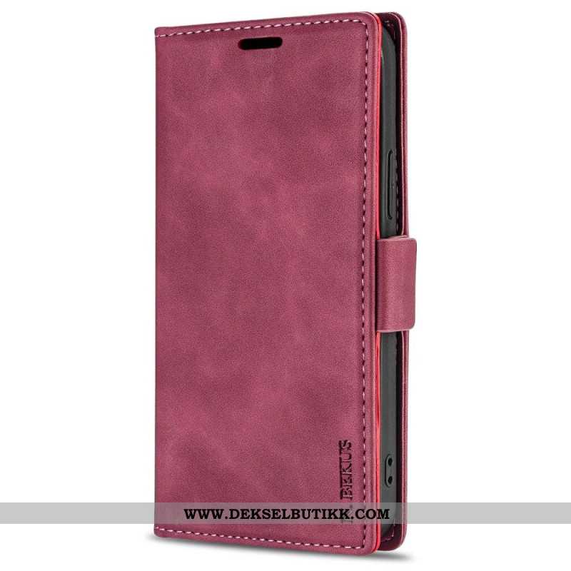 Folio Deksel Samsung Galaxy S25 Ultra 5g Polyuretanskinn