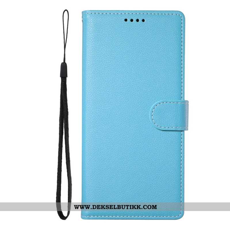 Folio Deksel Samsung Galaxy S26 Litchi-tekstur Beskyttelse Deksel