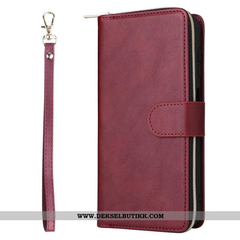 Folio Deksel Samsung Galaxy S26 Lommebok Med Glidelås