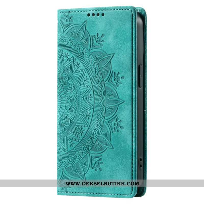 Folio Deksel Samsung Galaxy S26 Mandala Semsket Skinneffekt
