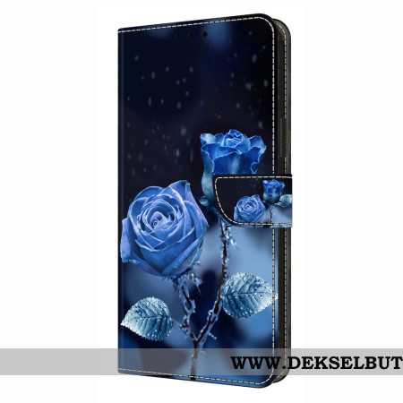 Folio Deksel Samsung Galaxy S26 Plus Blå Roser