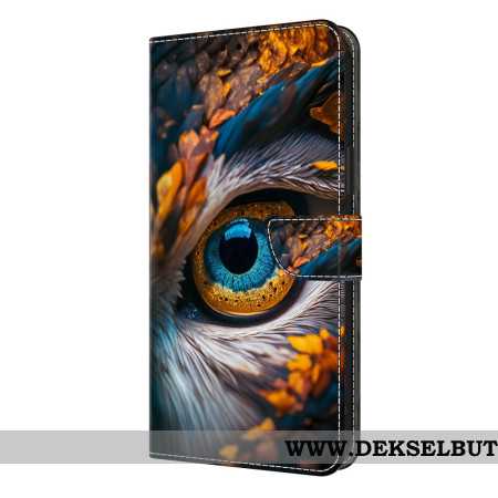 Folio Deksel Samsung Galaxy S26 Plus Blå Øynemønster