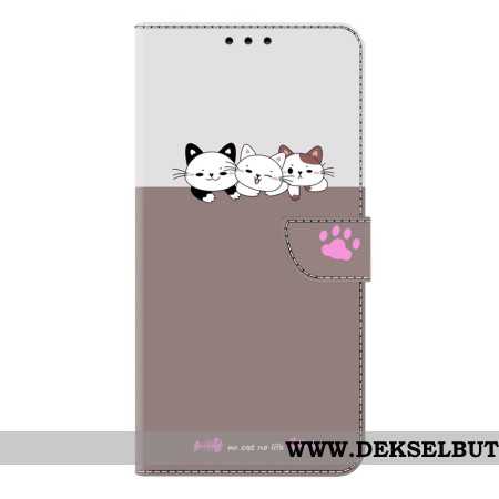 Folio Deksel Samsung Galaxy S26 Plus Grafikk Katter