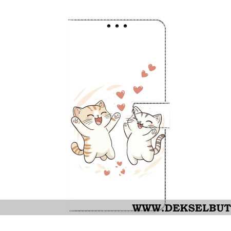 Folio Deksel Samsung Galaxy S26 Plus Kjærlighetskatter Beskyttelse Deksel