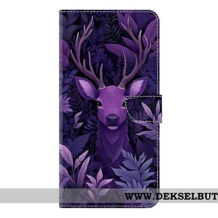 Folio Deksel Samsung Galaxy S26 Plus Lilla Hjortemotiv