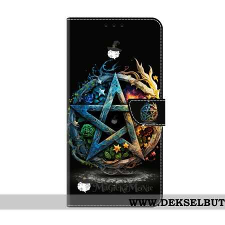 Folio Deksel Samsung Galaxy S26 Plus Pentagram Beskyttelse Deksel