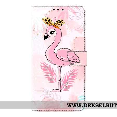 Folio Deksel Samsung Galaxy S26 Plus Rosa Fuglemotiv Beskyttelse Deksel