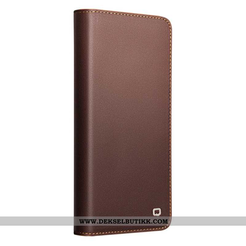 Folio Deksel Samsung Galaxy S26 Qialino Matt Lærlommebok Beskyttelse Deksel