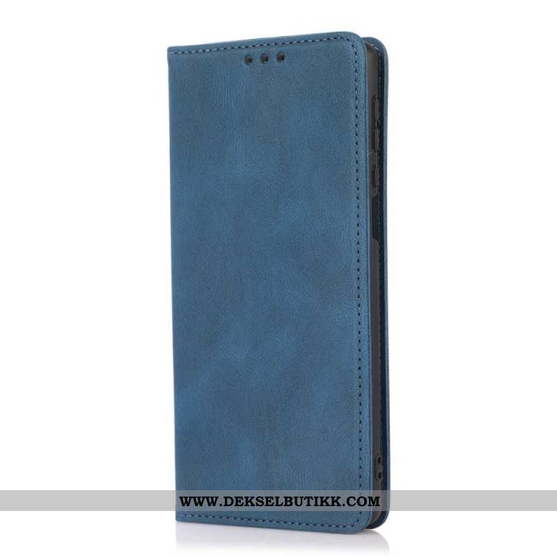 Folio Deksel Samsung Galaxy S26 Semsket Skinneffekt Beskyttelse Deksel