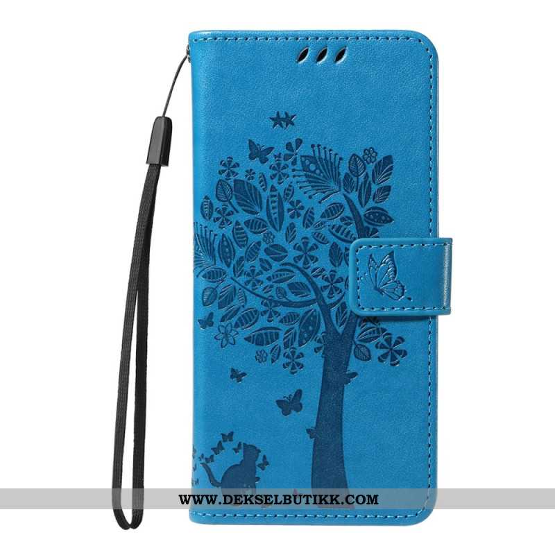 Folio Deksel Samsung Galaxy S26 Ultra Katt Og Tre