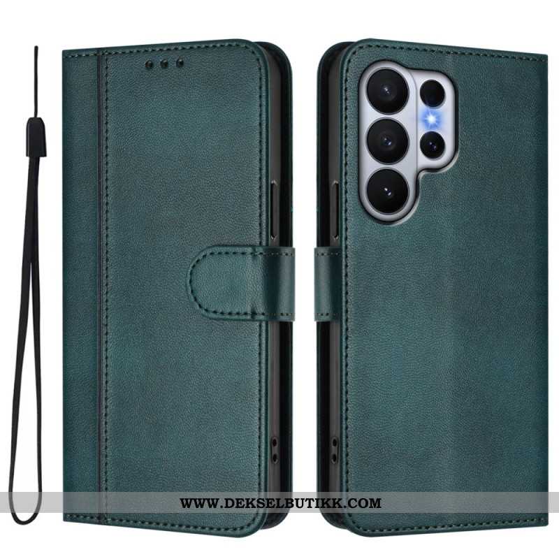 Folio Deksel Samsung Galaxy S26 Ultra Vintage-design Beskyttelse Deksel