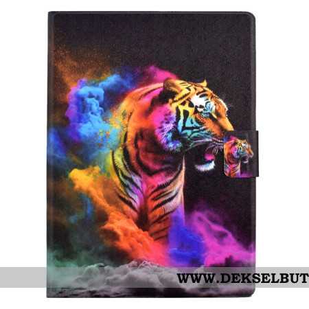Folio Deksel Samsung Galaxy Tab S11 Fargerik Tiger